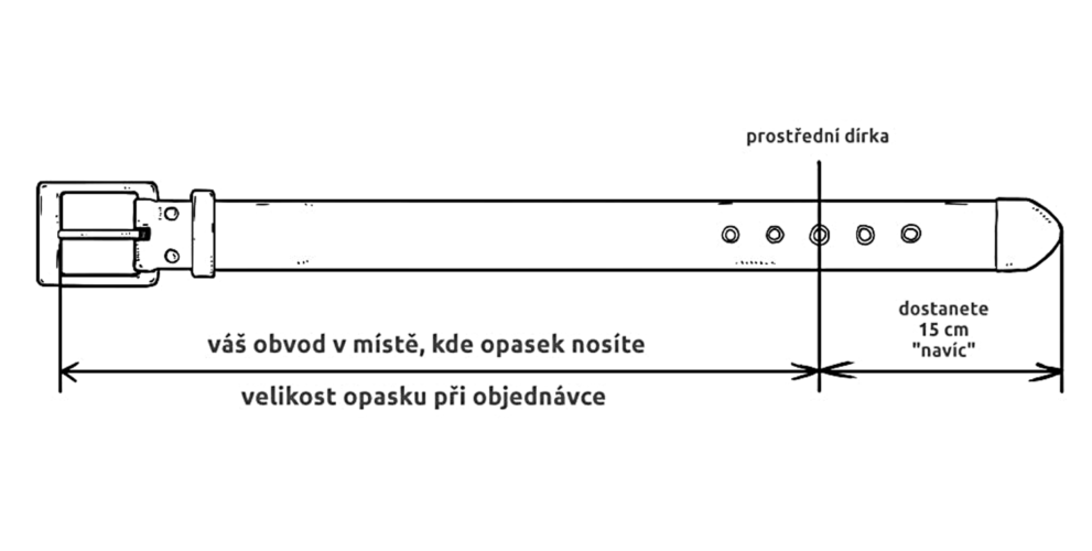 Červenočerný kožený pánský opasek s dvojitým šitím op_15 - Image 4